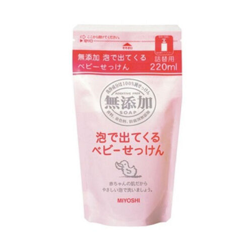 Miyoshi Мыло жидкое пенящееся на основе натуральных компонентов з/б - Additive free body soap, 220мл