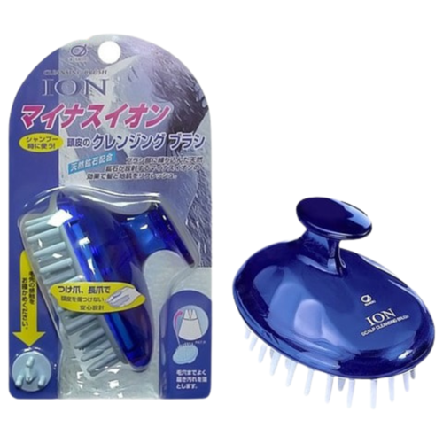 Ikemoto Щетка массажная и очищающая для кожи головы - Negative ion scalp cleansing brush