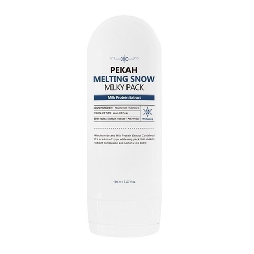 Pekah Маска для лица молочная осветляющая - Melting snow, 150мл