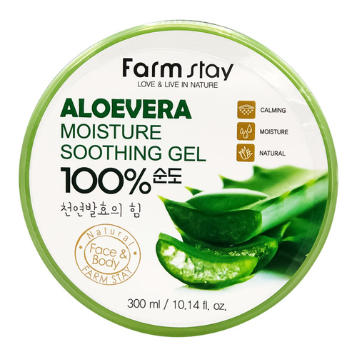 FarmStay Гель многофункциональный с экстрактом алоэ вера - Aloe vera moisture sooth, 300мл