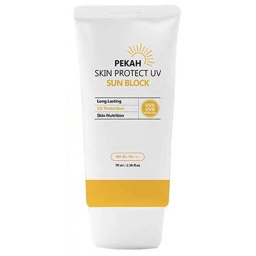 Pekah Крем для лица и тела солнцезащитный - Skin protect UV sun block SPF 50+, 70мл