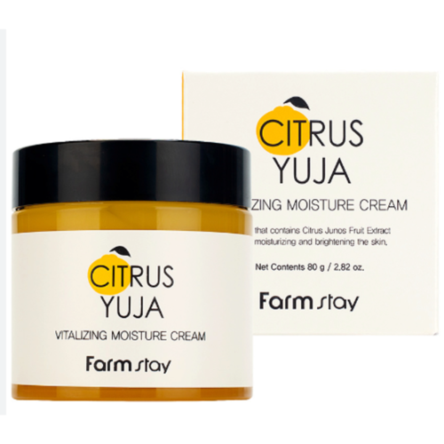 FarmStay Крем освежающий увлажняющий с экстрактом юдзу - Citrus yuja vitalizing moisture cream, 80г