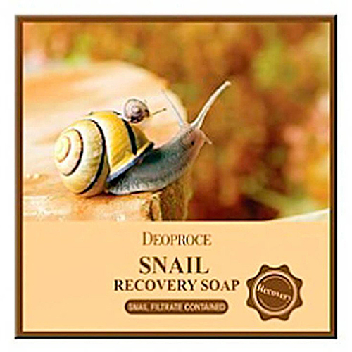 Deoproce Мыло с улиточным муцином - Soap snail, 100г