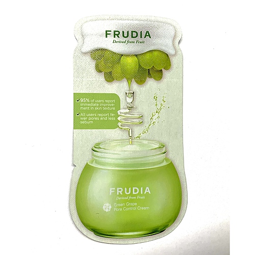 Frudia Крем себорегулирующий с зеленым виноградом - Green grape pore control cream, 2мл (пробник)