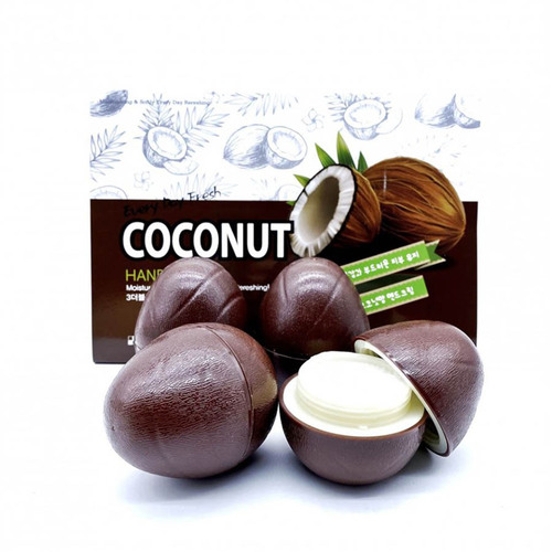 3W Clinic Набор кремов для рук с кокосом – Coconut hand cream, 30г*6шт