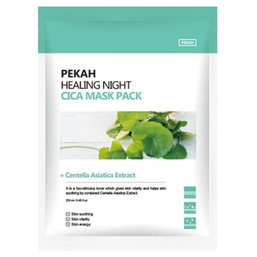 Pekah Маска вечерняя с экстрактом центеллы азиатской - Healing night mask pack, 5шт*25мл(упаковка)