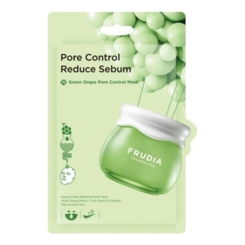 Frudia Маска тканевая для лица с зеленым виноградом - Green grape pore control mask, 20мл