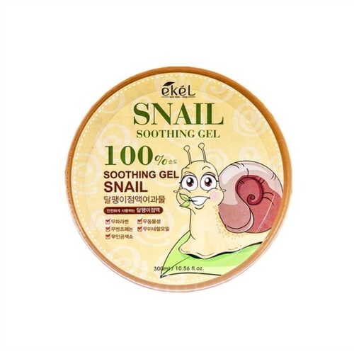 Ekel Гель успокаивающий с муцином улитки - Snail soothing gel 97%, 300мл