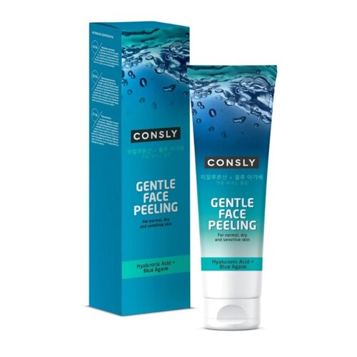 Consly Гель-пилинг для деликатного очищения - Gentle face peeling with hyaluronic acid, 120мл