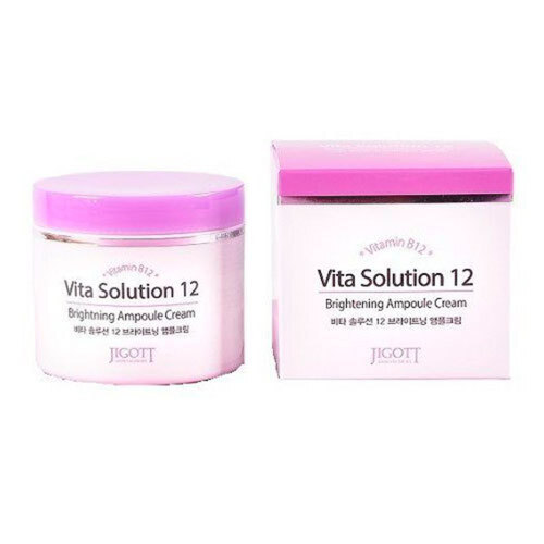 Jigott Крем для улучшения цвета лица - Vita solution 12 brightning ampoule cream, 100мл