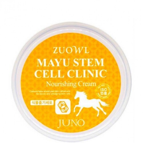 Juno Крем с лошадиным маслом – Zuowl stem cell clinic nourishing cream horse oil, 100мл