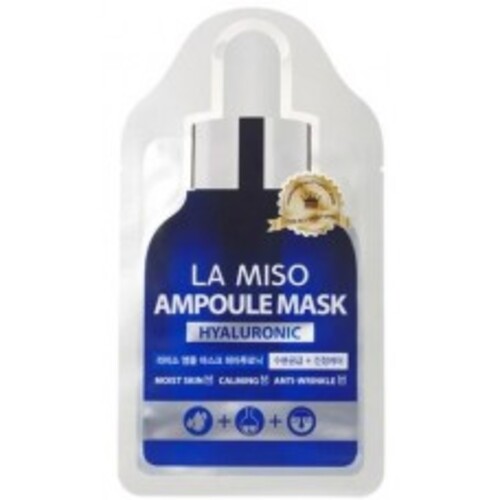 La Miso Маска ампульная с гиалуроновой кислотой - Hyaluronic acid ampoule mask, 25г