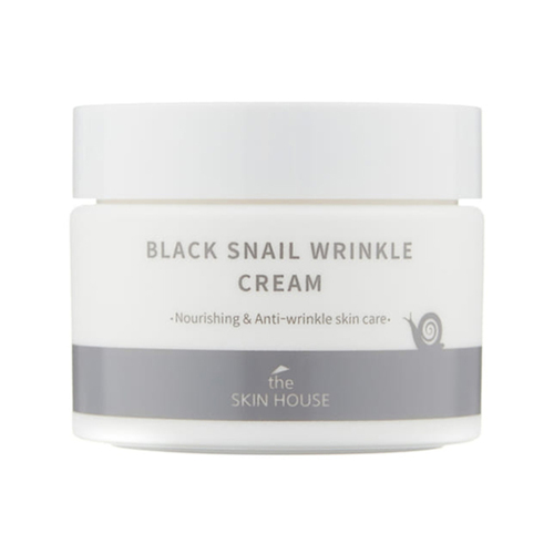 The Skin House Крем для лица с коллагеном и муцином чёрной улитки – Black snail wrinkle cream, 50мл