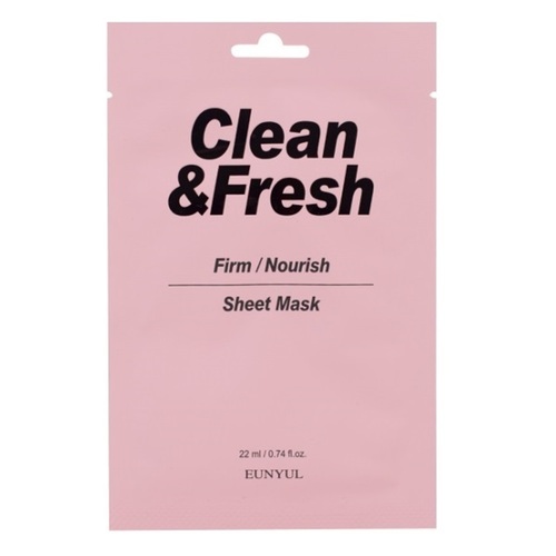 Eunyul Маска тканевая для питания и укрепления кожи - Clean&fresh firm/nourish sheet mask, 22мл