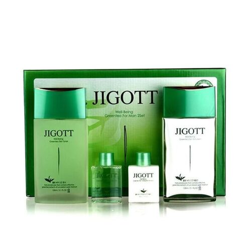 Jigott Набор для мужчин с экстрактом зеленого чая - Well-being green tea set1