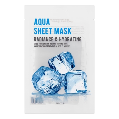 Eunyul Маска тканевая с гиалуроновой кислотой - Purity aqua sheet mask, 22мл