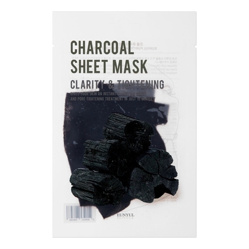 Eunyul Маска тканевая с древесным углем - Purity charcoal sheet mask, 22мл