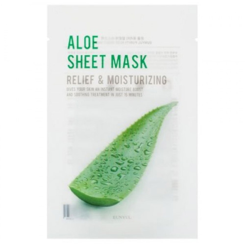 Eunyul Маска тканевая с экстрактом алоэ - Purity aloe sheet mask, 22мл
