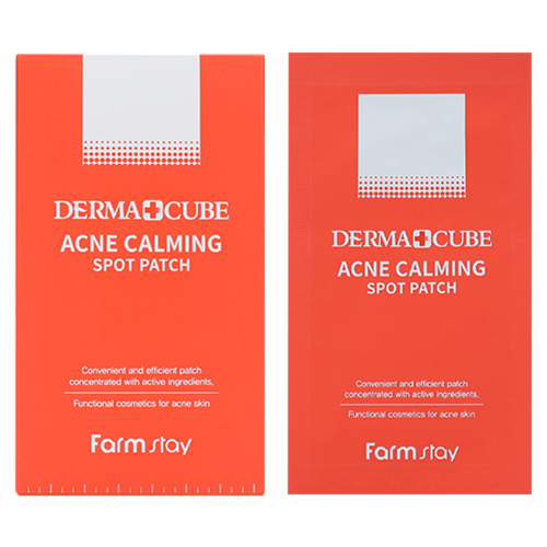 FarmStay Патчи для проблемной кожи успокаивающие - Derma cube acne calming spot patch, 10шт*12мл