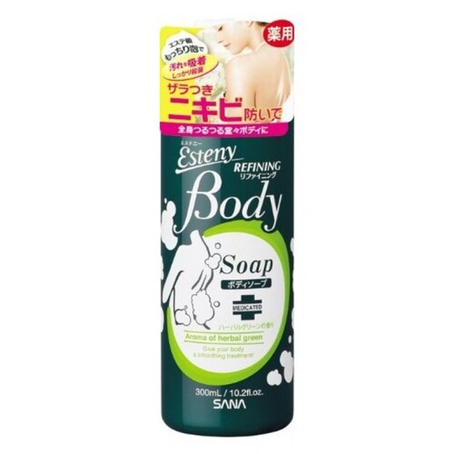 Sana Шампунь для проблемной кожи тела с ароматом свежих трав - Body refining shampoo, 300мл