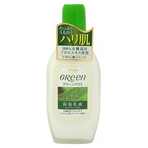 Meishoku Молочко увлажняющее для ухода за кожей лица - Green plus aloe moisture milk, 170мл
