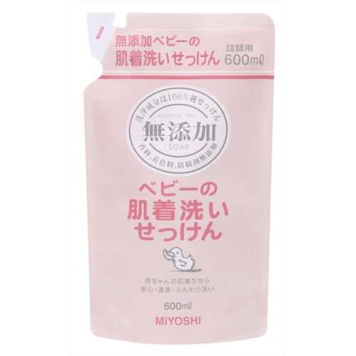 Miyoshi Средство для стирки жидкое з/б - Additive free laundry liquid soap, 600мл