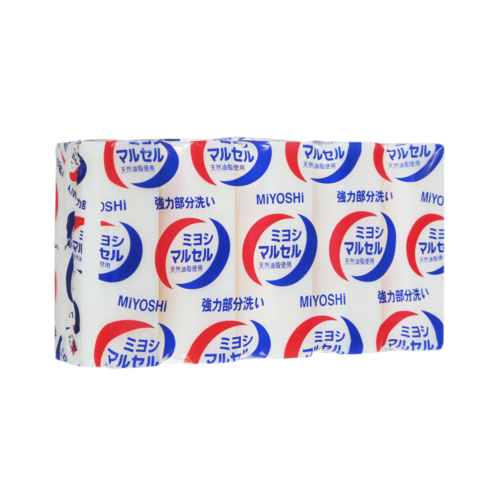 Miyoshi Мыло для стирки точечного застирывания стойких загрязнений - Laundry soap bar, 5*140г