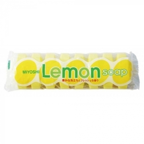 Miyoshi Мыло туалетное для всей семьи с ароматом лимона - Lemom soap for bath, 8*45г
