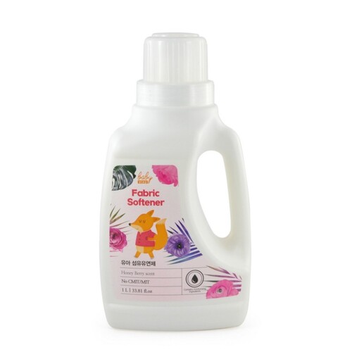 Kmpc Кондиционер для детского белья «медовые ягоды» - Baby step fabric softener, 1000мл