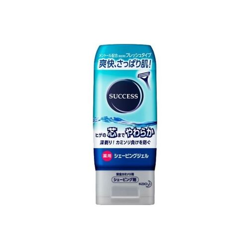 KAO Гель для бритья с освежающим и лечебным эффектом, с ментолом - Success shaving gel, 180г