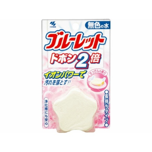 Kobayashi Таблетка для унитаза дезодорирующая с ароматом мыла и чистоты - Bluelet dobon soap, 120г