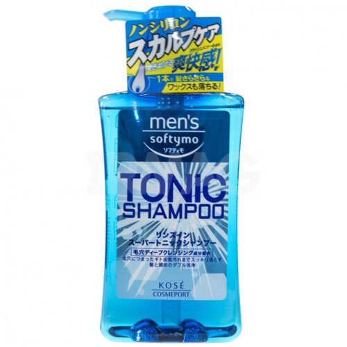 Kose Шампунь для волос тонизирующий с цитрусовым ароматом - Mens softymo tonic shampoo, 550мл