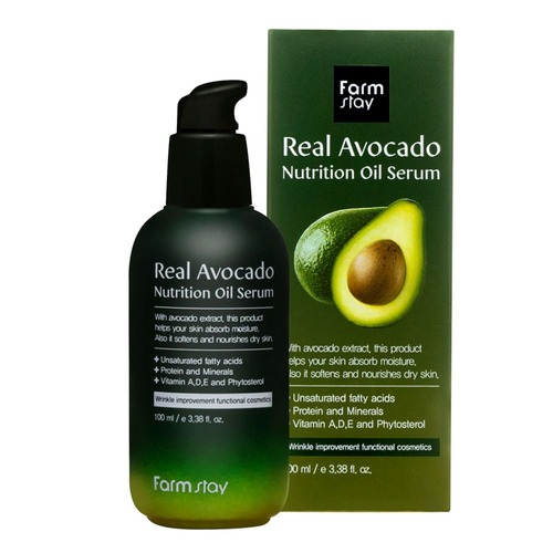 FarmStay Сыворотка питательная с маслом авокадо - Real avocado nutrition oil serum, 100мл