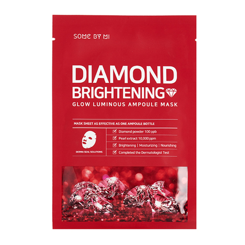 Some By Mi Маска для лица тканевая - Diamond brightening glow luminous ampoule, 25г
