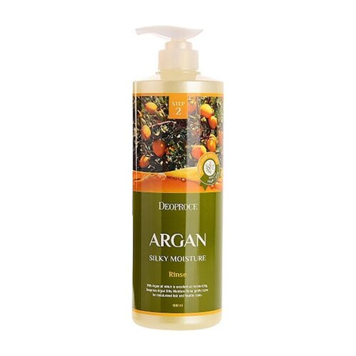 Deoproce Бальзам для волос с аргановым маслом - Argan silky moisture rinse, 1000мл