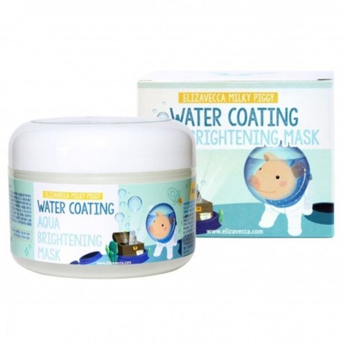 Elizavecca Маска ночная увлажняющая - Water coating aqua brightening mask, 100г