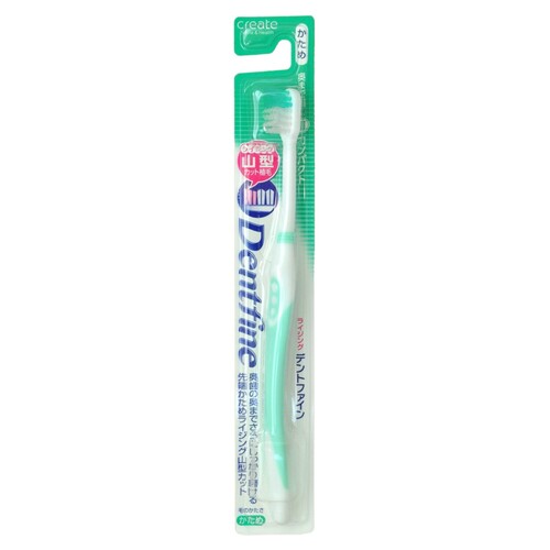 Create Щетка зубная с щетинками разного уровня «жесткая» в ассортименте - Dentfine rising, 1шт