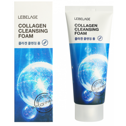 Lebelage Пенка для умывания с коллагеном - Natural cleansing foam collagen, 100мл