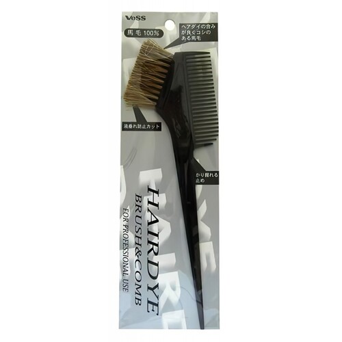 Vess Гребень c щеткой для профессионального окрашивания волос «большой» - Hairdye brush comb, 1шт