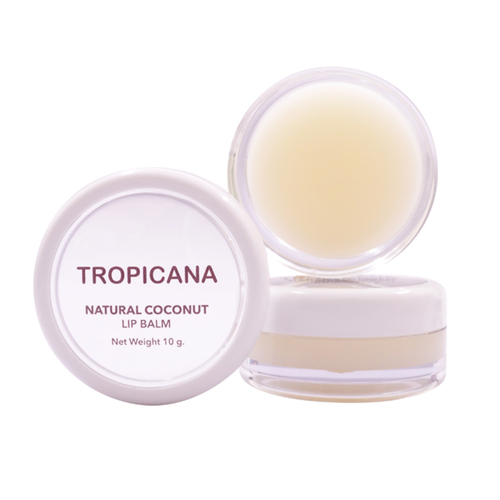 Tropicana Бальзам для губ «кокосовое наслаждение» - Natural coconut lip balm coconut delight, 10г