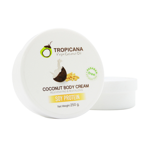 Tropicana Крем для тела «соевый протеин» - Coconut body cream soy bean, 250мл