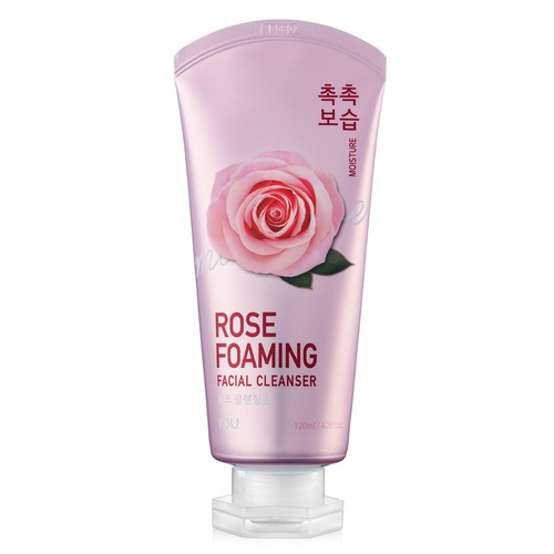 IOU Пенка для умывания увлажняющая с розой - Rose foaming facial cleancer, 120мл