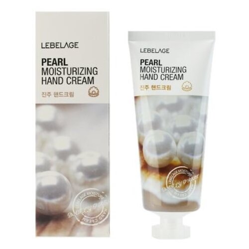 Lebelage Крем для рук увлажняющий с жемчужной пудрой - Pearl moisturizing hand cream, 100мл