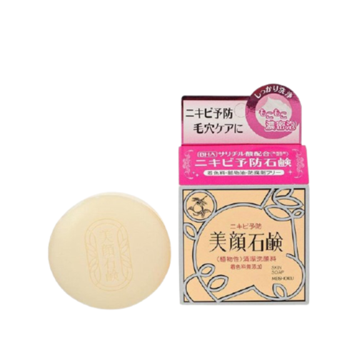 Meishoku Мыло туалетное для проблемной кожи лица - Bigansui skin soap, 80г