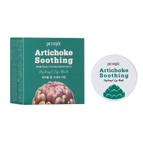 Petitfee Патчи гидрогелевые с артишоком - Artichoke soothing hydrogel eye mask, 60шт