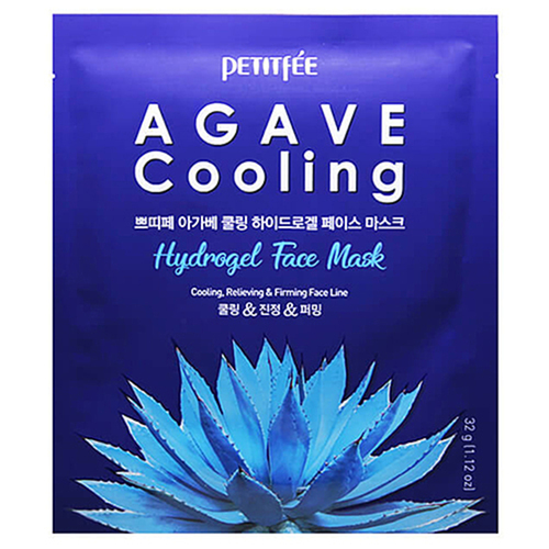 Petitfee Маска гидрогелевая с экстрактом агавы - Agave cooling hydrogel face mask, 32г