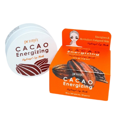 Petitfee Патчи для глаз гидрогелевые какао - Cacao energizing hydrogel eye mask, 60шт