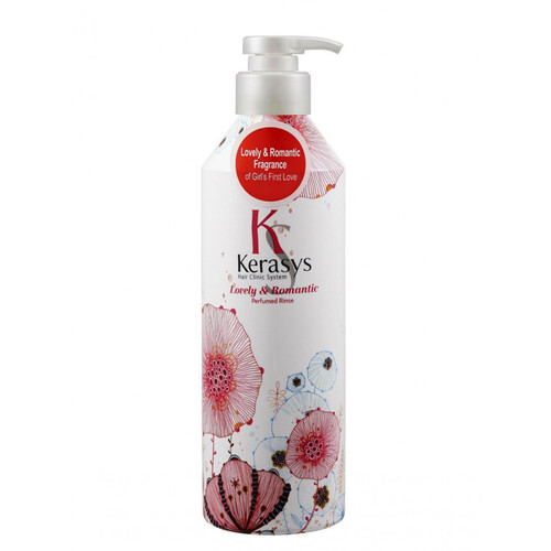 KeraSys Кондиционер для волос парфюмированный «романтик» - Lovely&romantic parfumed rinse, 400мл