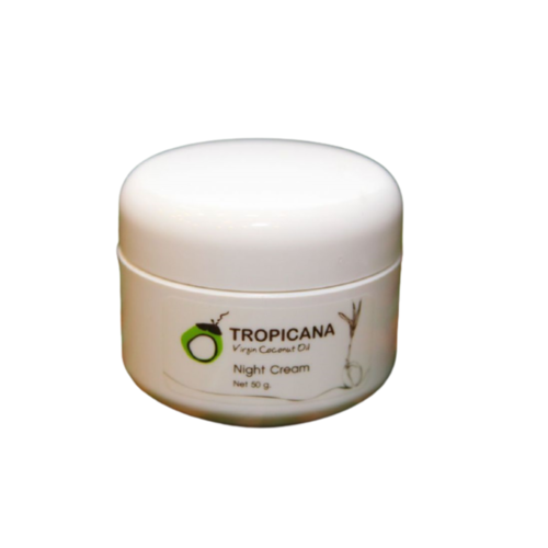Tropicana Крем для лица кокосовый ночной - Virgin coconut oil night cream, 50мл