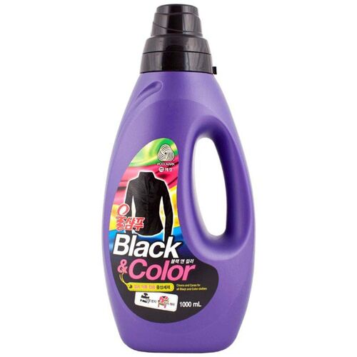 KeraSys Средство для стирки жидкое «черное и цветное» - Wool shampoo black & color, 1000мл
